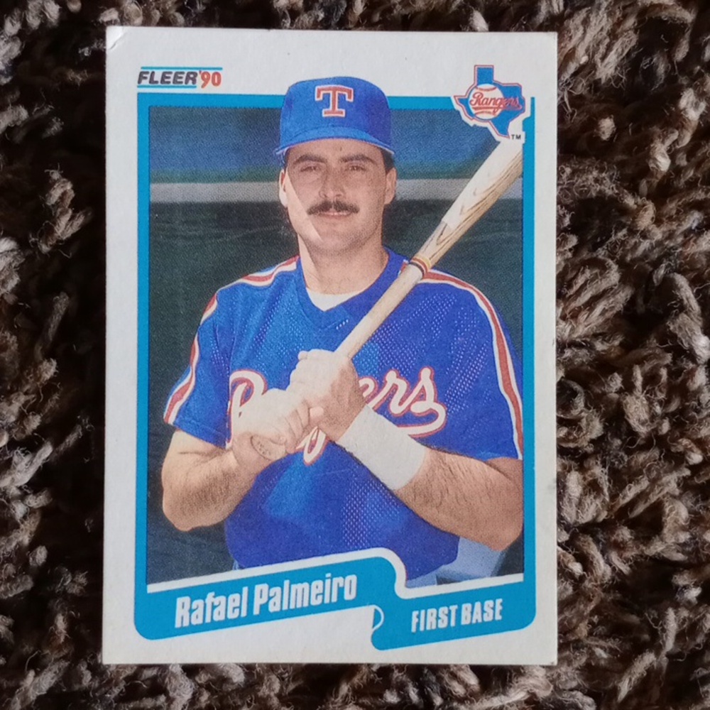Rafael Palmeiro a Texas rangers 1st Base